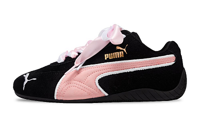PUMA Speedcat Slip-Resistant Low-Top Casual Shoes Unisex Black Pink
