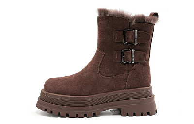 EBLAN Ankle Boots Women's Brown