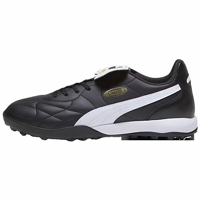 PUMA King TT Turf Cushioning, Wear Resistant Soccer Shoes Unisex Black