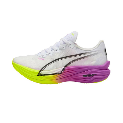 PUMA Deviate Nitro Elite 3 White Pure Magenta Women's