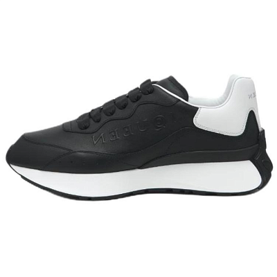 Alexander McQueen Sprint Low Top Casual Shoes Men's Black