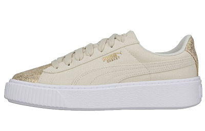 PUMA Basket Platform 'Cream Y' Women's