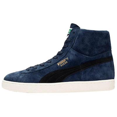 NOAH x PUMA Suede Classic Mid Top Skateboard Shoes Unisex Blue White Black