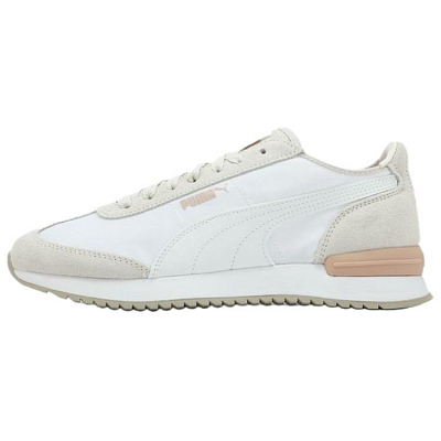 PUMA R78 Anti Slip Wear Resistant Low Top Running Shoes Unisex White Gray