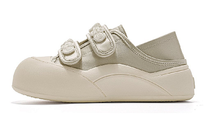 EBLAN Low Top Skateboard Shoes Women's Gray