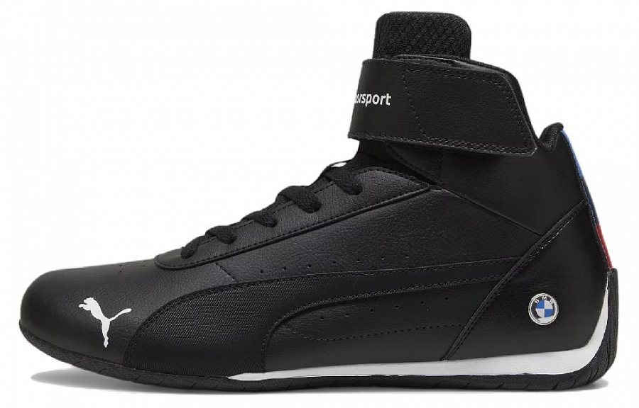 PUMA BMW M Motorsport Neo Cat Cushioning, Wear Resistant High Top Training Shoes Men's Black купить в интернет-магазине Yoocart с быстрой доставкой по России.