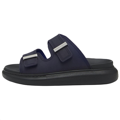 Alexander McQueen Hybrid Slide Slippers Men's Blue Black