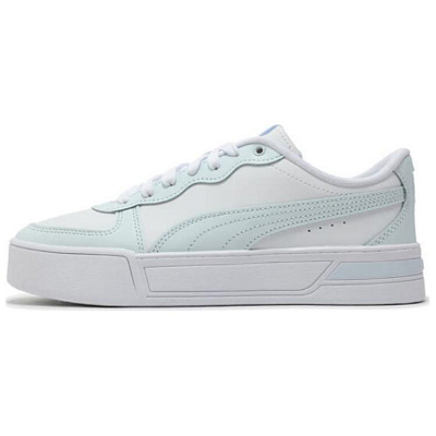 PUMA Skye Low Top Skateboard Shoes Women's White Green