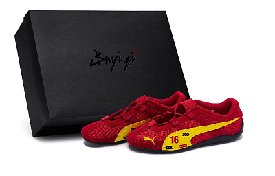 PUMA Speedcat Go Casual Shoes Women's Low Top Red/Yellow/Black