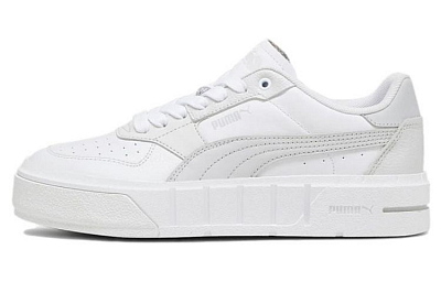 PUMA Cali Court Leather 'White Cool Light Grey' Women's