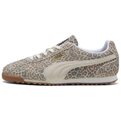 PUMA Low Top Casual Shoes Unisex Brown Gray