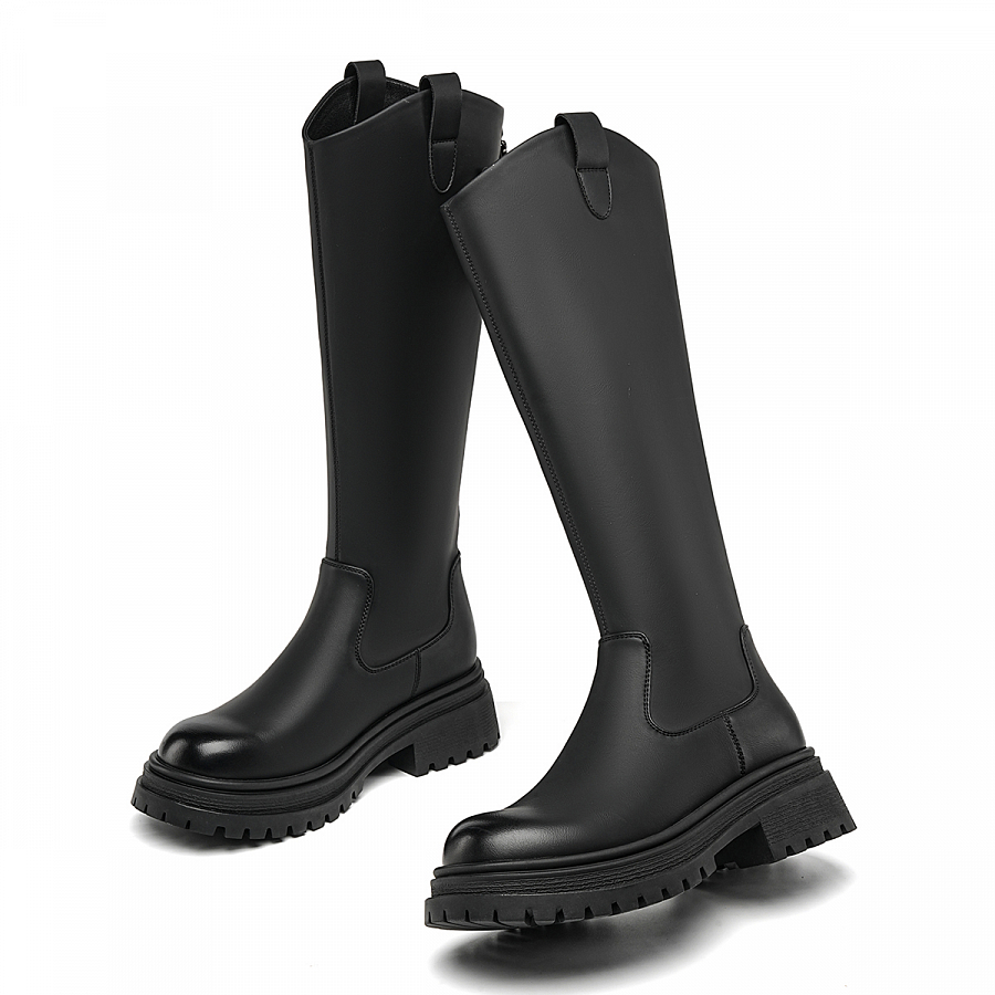 EBLAN Knee-high Boots Women's Black купить в интернет-магазине Yoocart с быстрой доставкой по России.