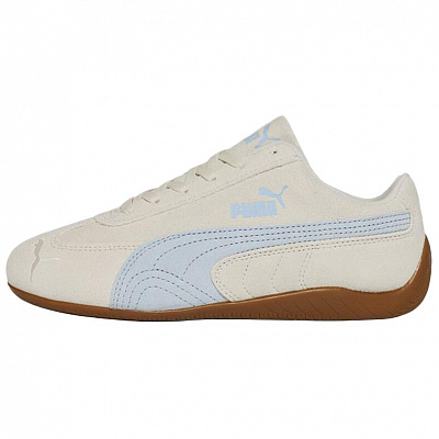 PUMA Speedcat Breathable Low Top Casual Shoes Unisex Beige Blue