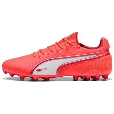 PUMA King Ultimate MG Multi Ground Soccer Shoes Unisex Red