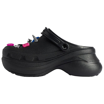Balenciaga Jibbitz Charm Crocs Mules Women's