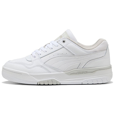 PUMA REBOUND Low Top Skateboard Shoes Unisex White