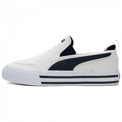 PUMA Court Classic Vulc Low Top Skateboard Shoes Unisex White