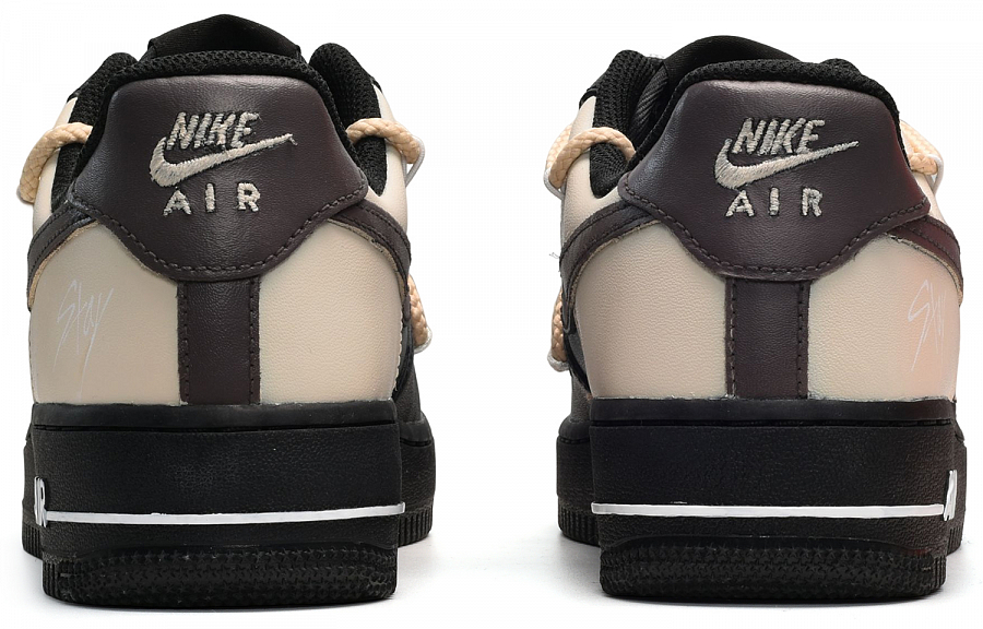 Nike Air Force 1 07 Air Force 1 Low-Top Skateboard Shoes Men's Black Gray Yellow купить в интернет-магазине Yoocart с быстрой доставкой по России.