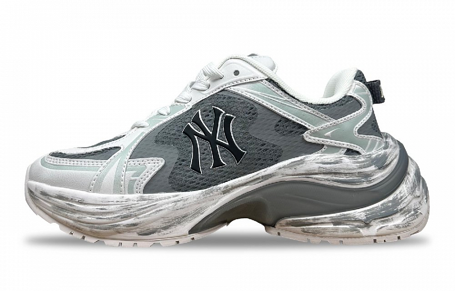 MLB New York Yankees Cushioning And Breathable Low Top Casual City Commute Running Shoes Unisex Gray купить в интернет-магазине Yoocart с быстрой доставкой по России.