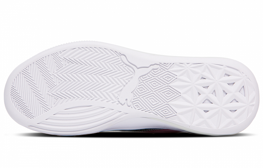 PUMA Clyde Hardwood Cushioned Slip-Resistant Breathable Low-Top Basketball Shoes Men's Black White Pink купить в интернет-магазине Yoocart с быстрой доставкой по России.