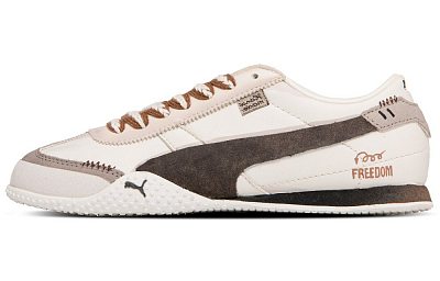 PUMA Bella UT Anti Slip Wear Resistant Low Top Casual Shoes Unisex Coffee