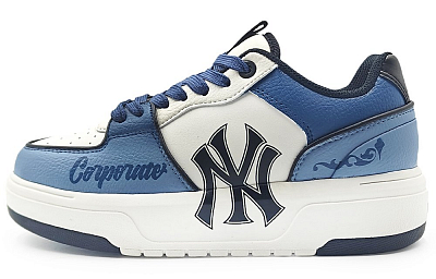 MLB Chunky Liner Abrasion Resistant Low Top Skateboard Shoes Unisex Haze Blue