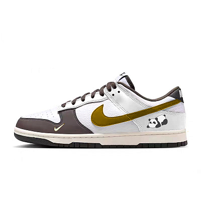 Nike Dunk Slip-Resistant Low-Top Skateboard Shoes Unisex Black White