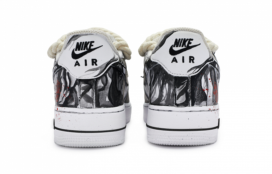 Nike Air Force 1 Low 811 Manufacturing, Four Seasons Peaceful Low Top Skateboard Shoes GS Black White Red купить в интернет-магазине Yoocart с быстрой доставкой по России.