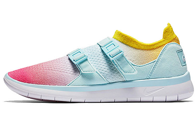 Nike Air Sockracer Flyknit White/Glacier Blue Racer Pink Women's