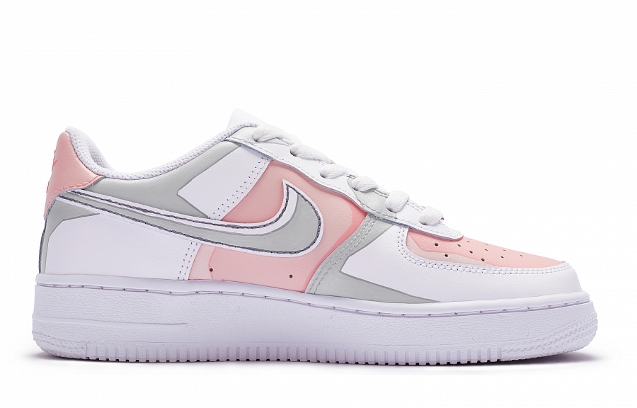 Nike Air Force 1 Low 811 Manufacturing Low Top Skateboard Shoes GS Pink White Gray купить в интернет-магазине Yoocart с быстрой доставкой по России.