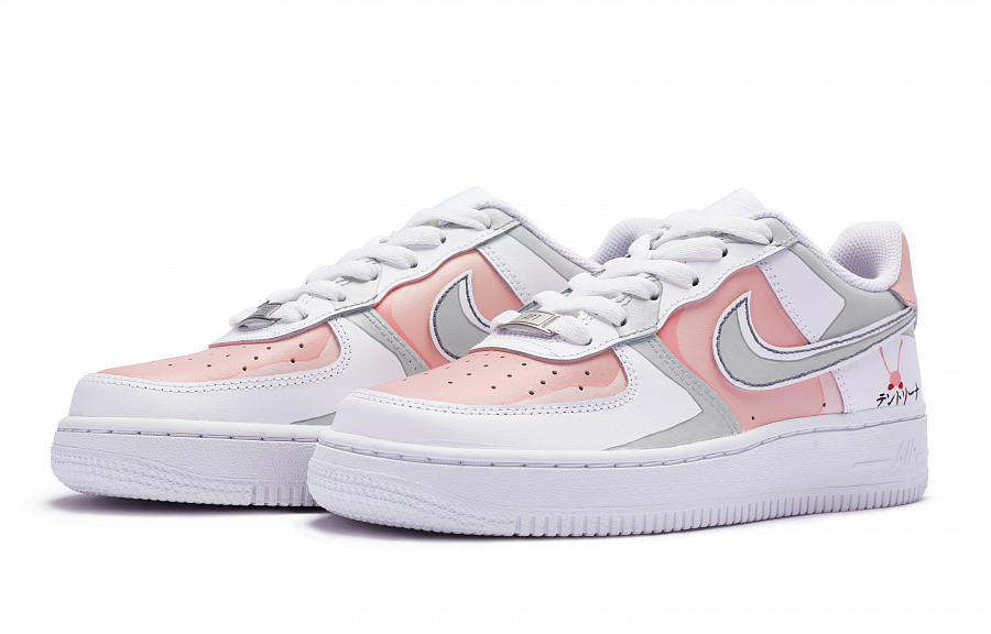 Nike Air Force 1 Low 811 Manufacturing Low Top Skateboard Shoes GS Pink White Gray купить в интернет-магазине Yoocart с быстрой доставкой по России.
