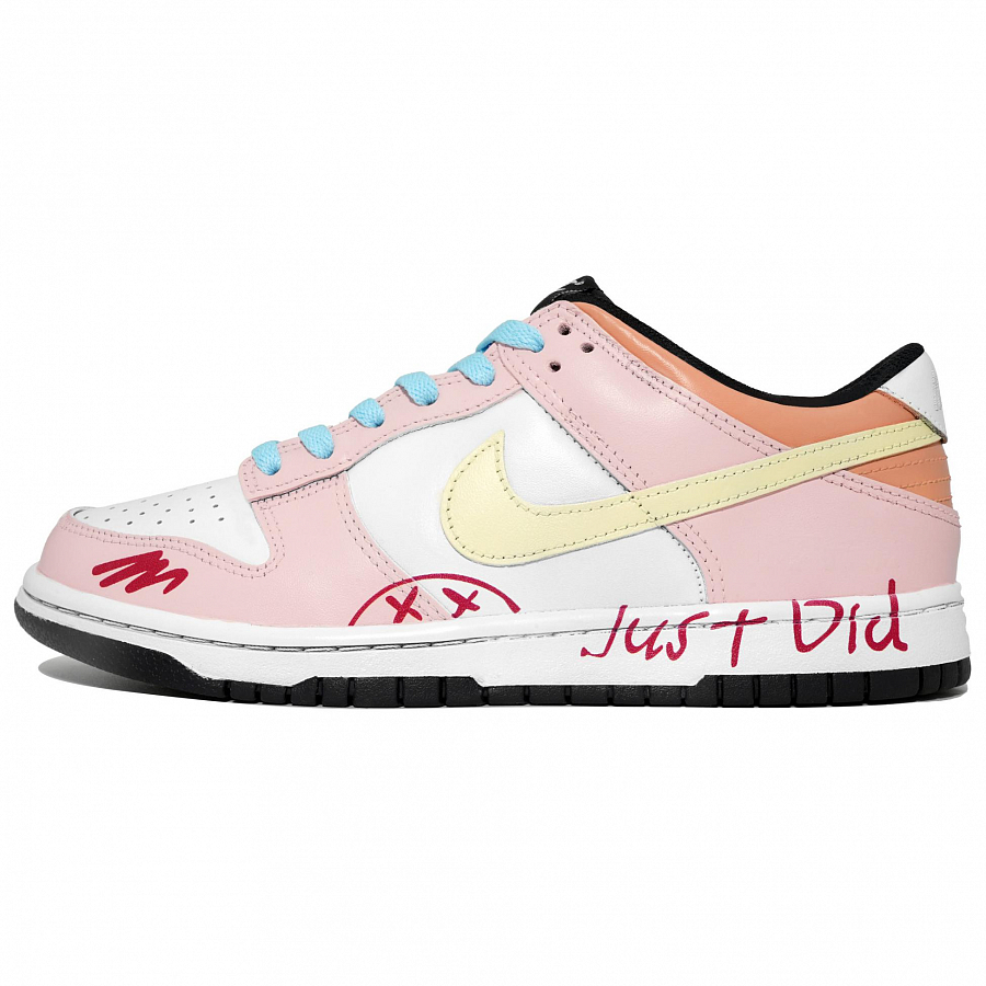 Nike Dunk Low Wan Hua Nong, Love Sea, Box Low top Skateboard Shoes Women's White Pink купить в интернет-магазине Yoocart с быстрой доставкой по России.