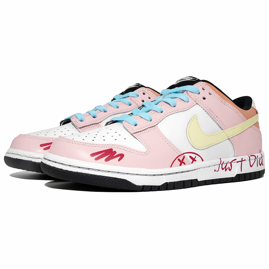 Nike Dunk Low Wan Hua Nong, Love Sea, Box Low top Skateboard Shoes Women's White Pink купить в интернет-магазине Yoocart с быстрой доставкой по России.