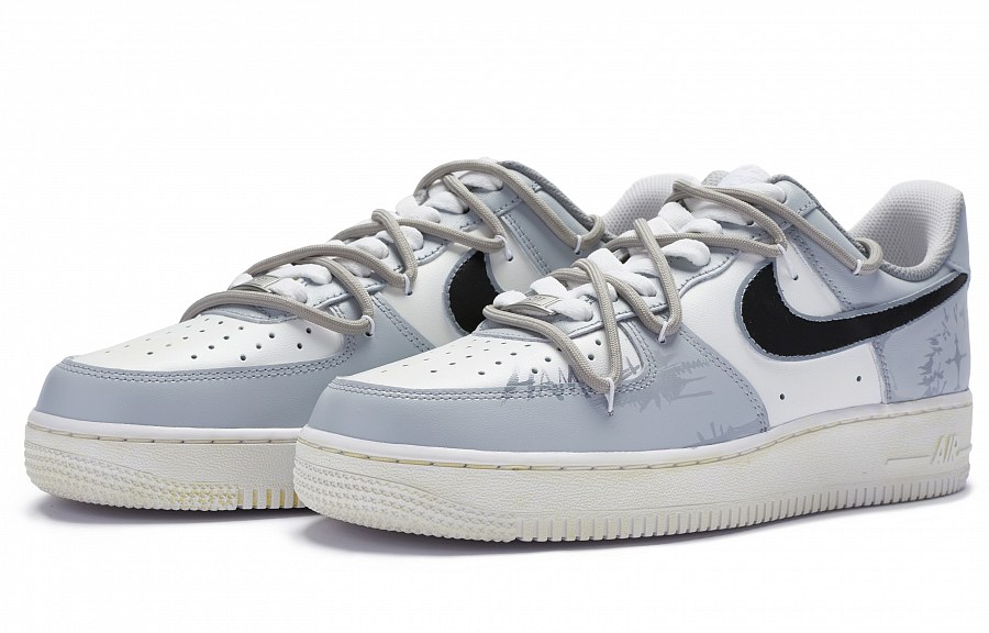Nike Air Force 1 Low 811 Manufacturing Low Top Skateboard Shoes GS White Gray купить в интернет-магазине Yoocart с быстрой доставкой по России.