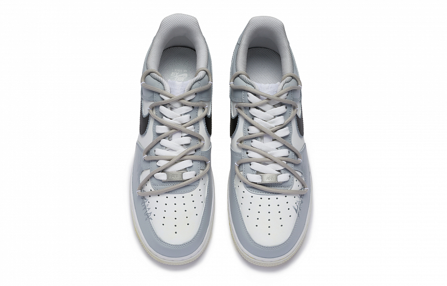 Nike Air Force 1 Low 811 Manufacturing Low Top Skateboard Shoes GS White Gray купить в интернет-магазине Yoocart с быстрой доставкой по России.