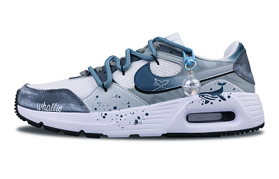 Nike Air Max SC Low top Running Shoes Men's Blue Gray White