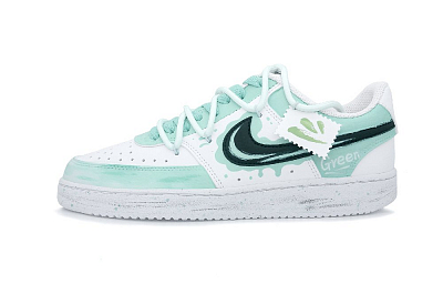 Nike Court Vision 1 Mint Mambo Balance Lightweight Low-Top Skateboard Shoes Men's Green White