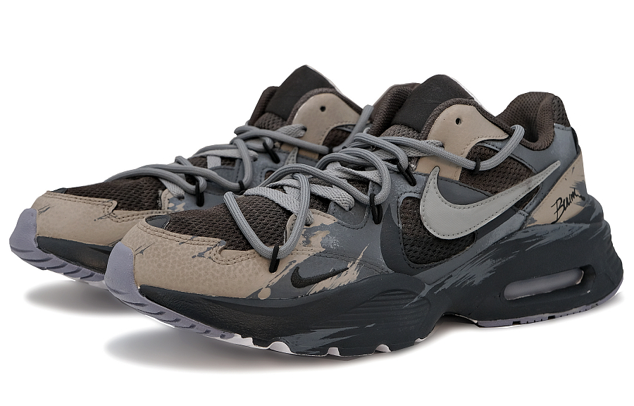 Nike Air Max Fusion Anti-Slip Wear-Resistant Low-Top Running Shoes Unisex Black Brown купить в интернет-магазине Yoocart с быстрой доставкой по России.