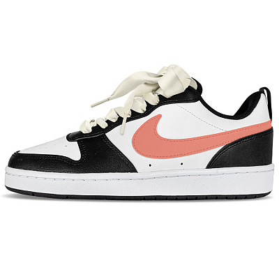 Nike Court Borough Low 2 Anti-Slip Wear-Resistant Low-Top Skateboard Shoes GS Orange