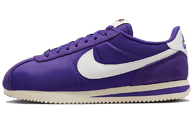 Nike Cortez Textile Field Purple Alabaster Safety Orange Summit White Women's