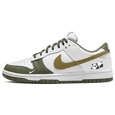 Nike Dunk Skateboard Shoes Women's Low-Top Green