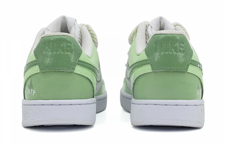 Nike Court Vision 1 Low-Top Skateboard Shoes Women's White Green купить в интернет-магазине Yoocart с быстрой доставкой по России.