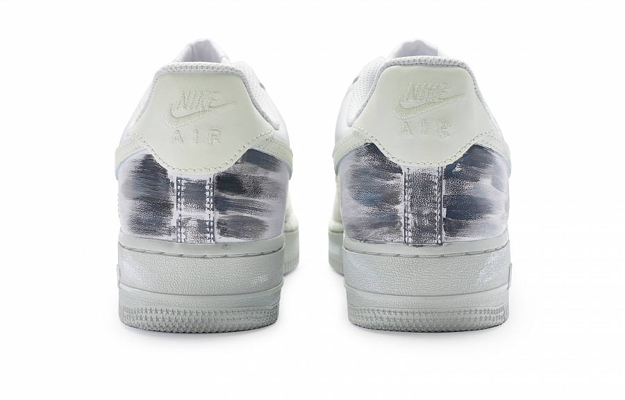 Nike Air Force 1 Low Top Skateboard Shoes GS White Gray купить в интернет-магазине Yoocart с быстрой доставкой по России.