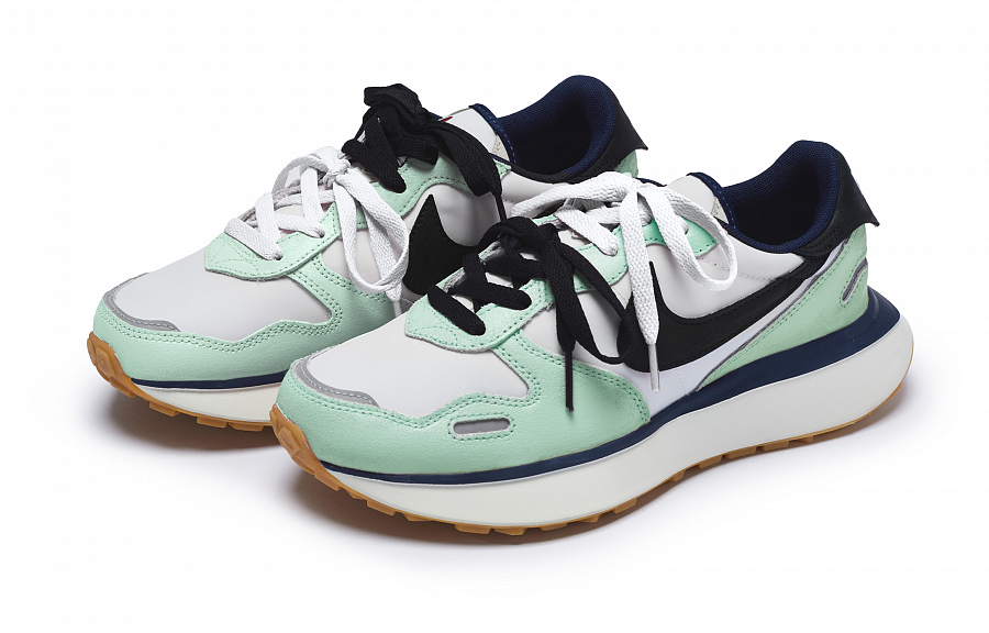 Nike Phoenix Waffle Low Top Running Shoes Women's Cyan White Black купить в интернет-магазине Yoocart с быстрой доставкой по России.