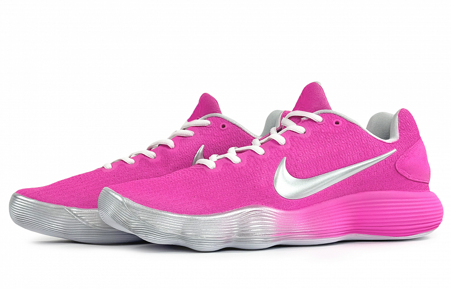 Nike Hyperdunk 2017 Basketball Shoes Men Low-Top Pink/Silver купить в интернет-магазине Yoocart с быстрой доставкой по России.