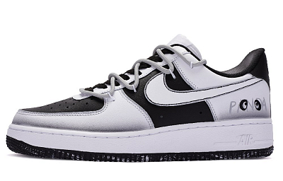 Nike Air Force 1 Low 811 Manufacturing Low Top Skateboard Shoes GS Black White