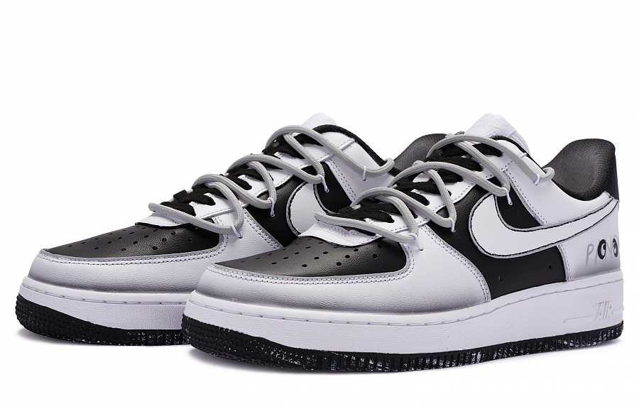 Nike Air Force 1 Low 811 Manufacturing Low Top Skateboard Shoes GS Black White купить в интернет-магазине Yoocart с быстрой доставкой по России.