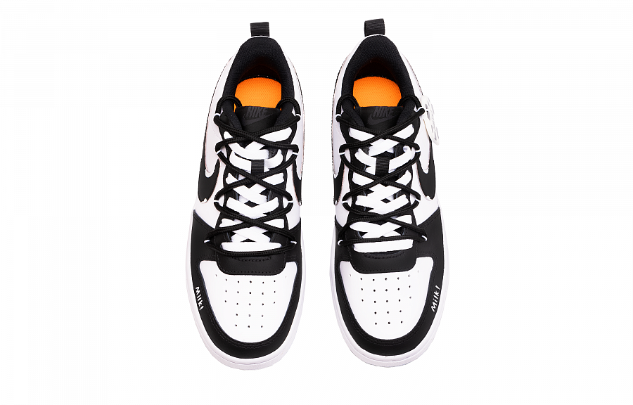 Nike Court Borough Anti-Slip And Wear-Resistant Lightweight Low-Top Skateboard Shoes GS Black White купить в интернет-магазине Yoocart с быстрой доставкой по России.