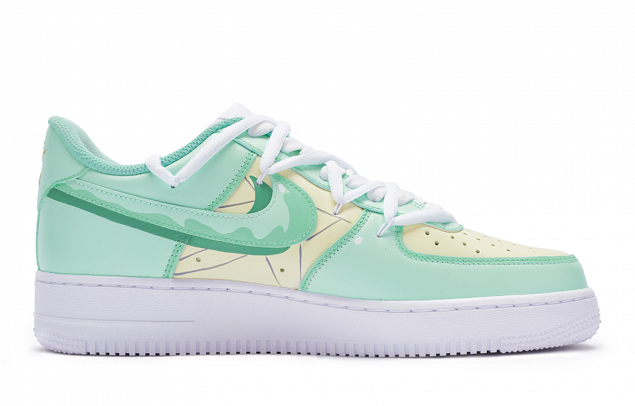Nike Air Force 1 Low 811 Manufacturing Low Top Skateboard Shoes GS Yellow Green White купить в интернет-магазине Yoocart с быстрой доставкой по России.