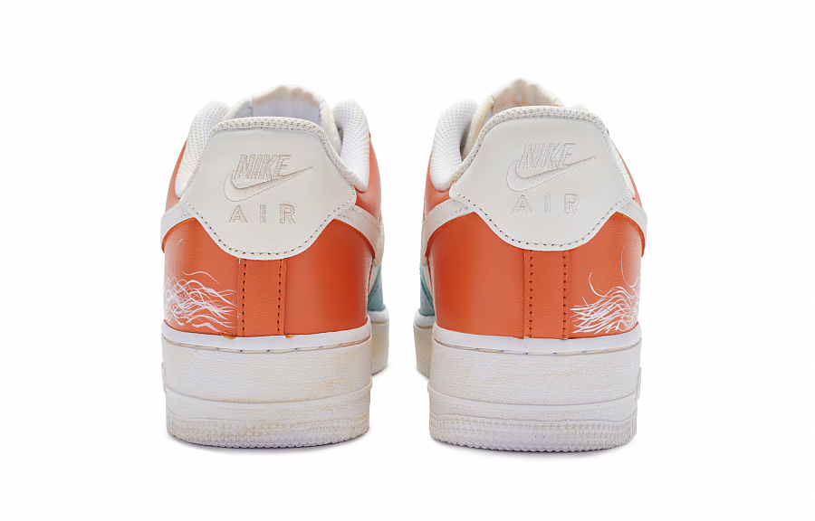 Nike Air Force 1 Low 811 Manufacturing Low Top Skateboard Shoes GS Blue White Orange купить в интернет-магазине Yoocart с быстрой доставкой по России.